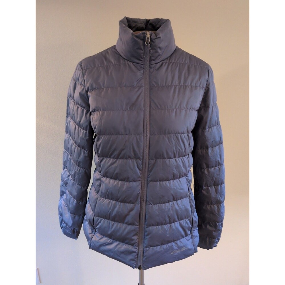 Eddie Bauer EB 650 Down Puffer XS Packable Jacket Women’s Coat Ice Blue Warm